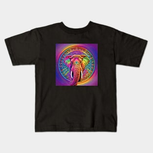 Elephant Mandala Kids T-Shirt